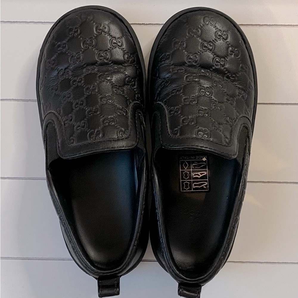 Children Gucci Pelle S. Gomma Sneakers